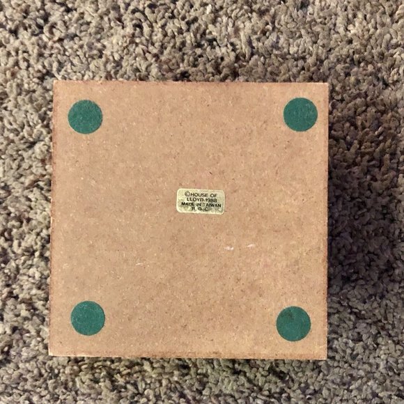 Vintage 1988 House of Lloyd Christmas Coaster Set of 7 - Picture 12 of 16